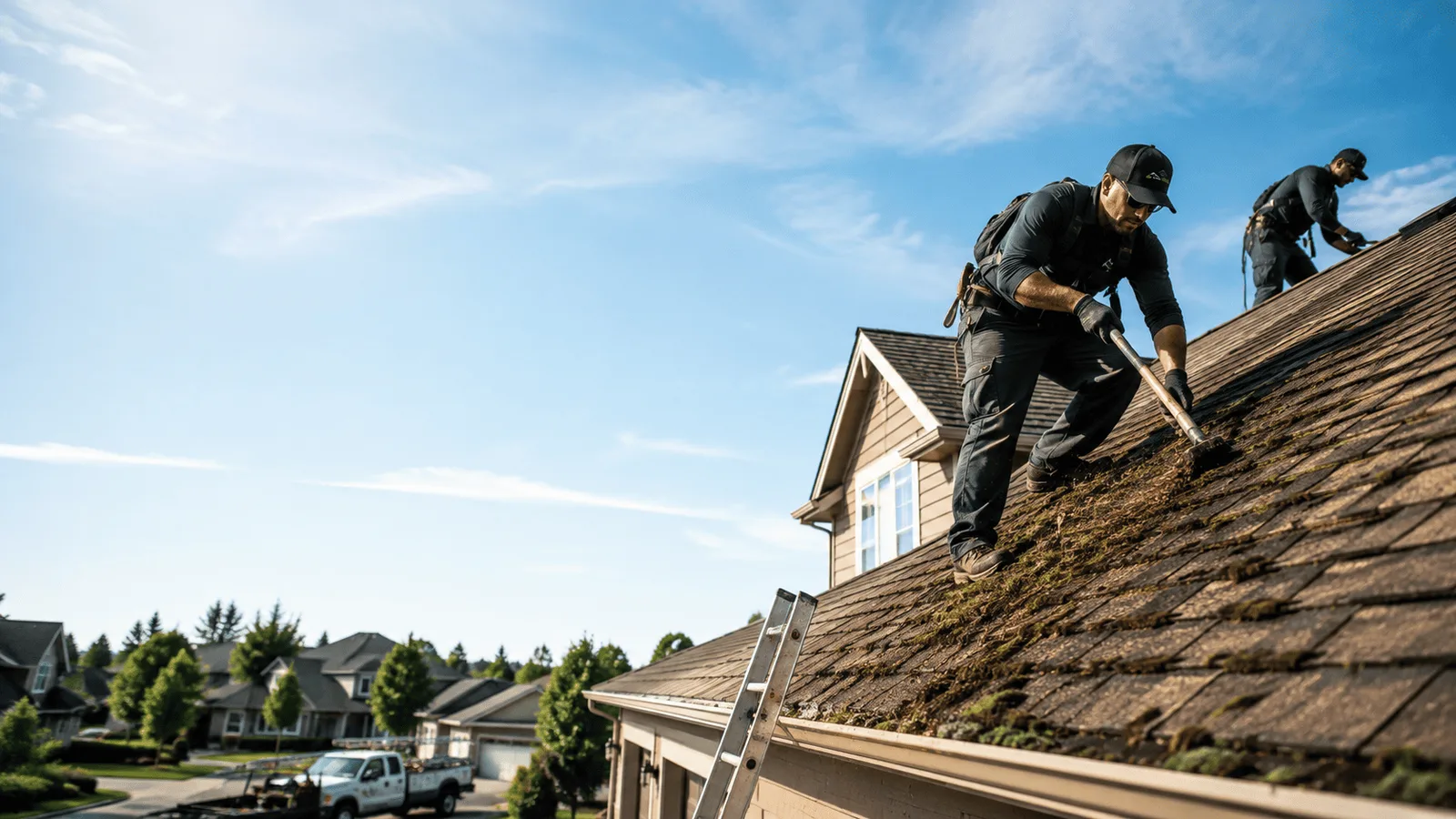Roof Moss Removal in Frederic, WI near me